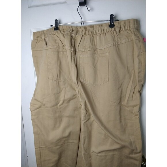 Woman Within Brown Stretch Waist Brown Jeans. Size 26T - Picture 9 of 12